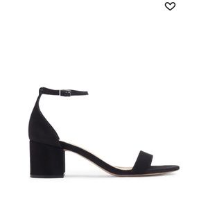Suede Schutz Block Heel Sandal